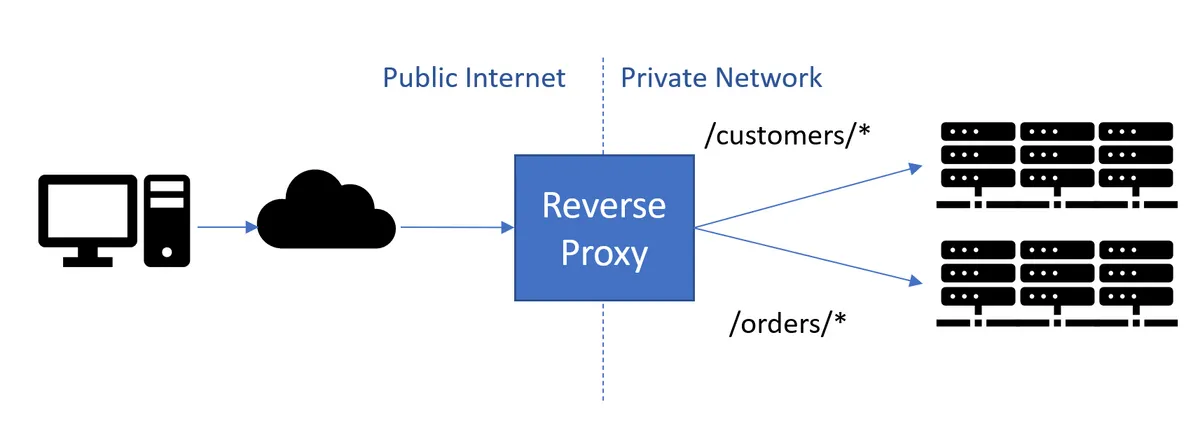 Reverse proxy example
